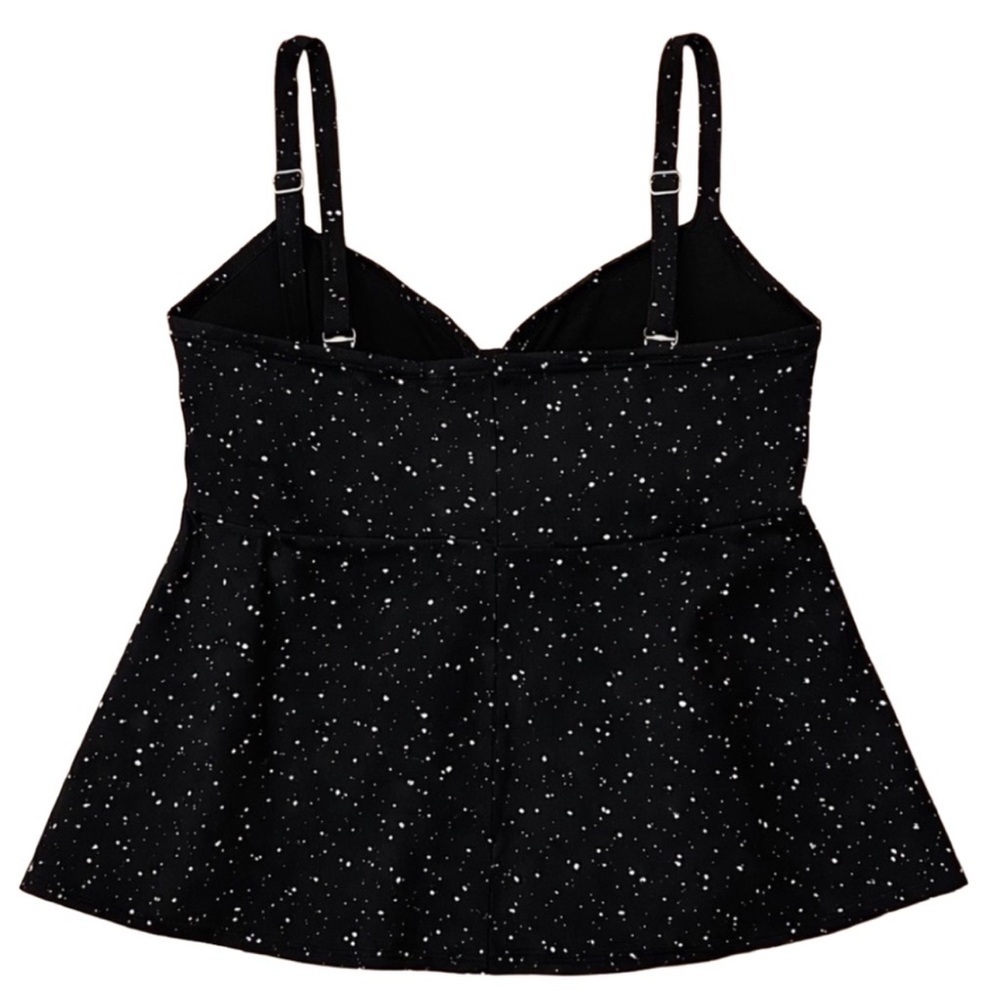 Swimsuits For All Starry Night Underwire Flyaway Tankini Top 36F NWT Bra-Sized - Picture 4 of 7